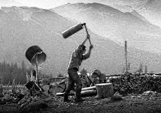 Η ξύλευση των δασών, ασκούμενη κατά το επιβαλλόμενο μέτρο, συντελεί στη συνέχεια κι ανάπτυξη των δασών, ικανοποιώντας ταυτόχρονα βασικές ανθρώπινες ανάγκες (από το αρχείο του συγγραφέα).