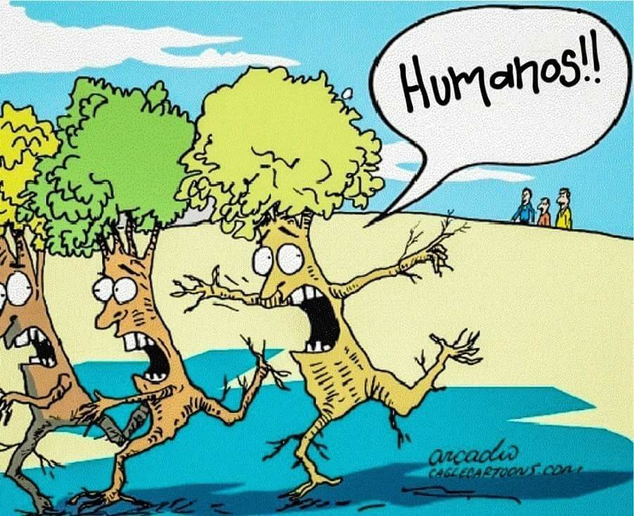 humanos δεντρα