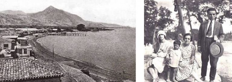 1. Το Ξυλόκαστρο στις αρχές του 20ού αι. - 2. Ο Κ. Καρυωτάκης στον Πευκιά, το 1927