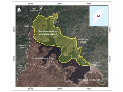 Δεκαετής απαγόρευση κυνηγιού σε περιοχή της Ρόδου