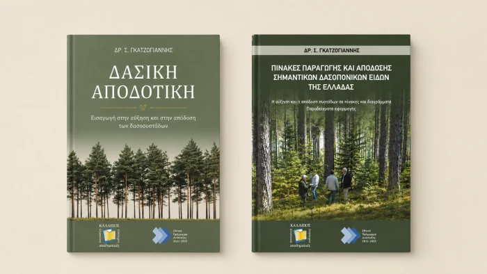 Συγγράμματα Δασικής Διαχειριστικής του εκλιπόντος ερευνητή δρος Στυλιανού Γκατζογιάννη